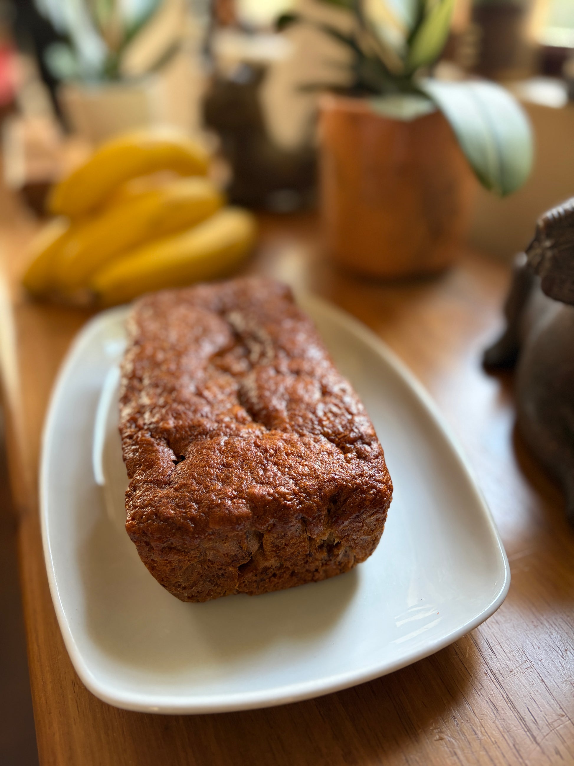 Vegan Banana Bread with Belgian Chocolate Chips