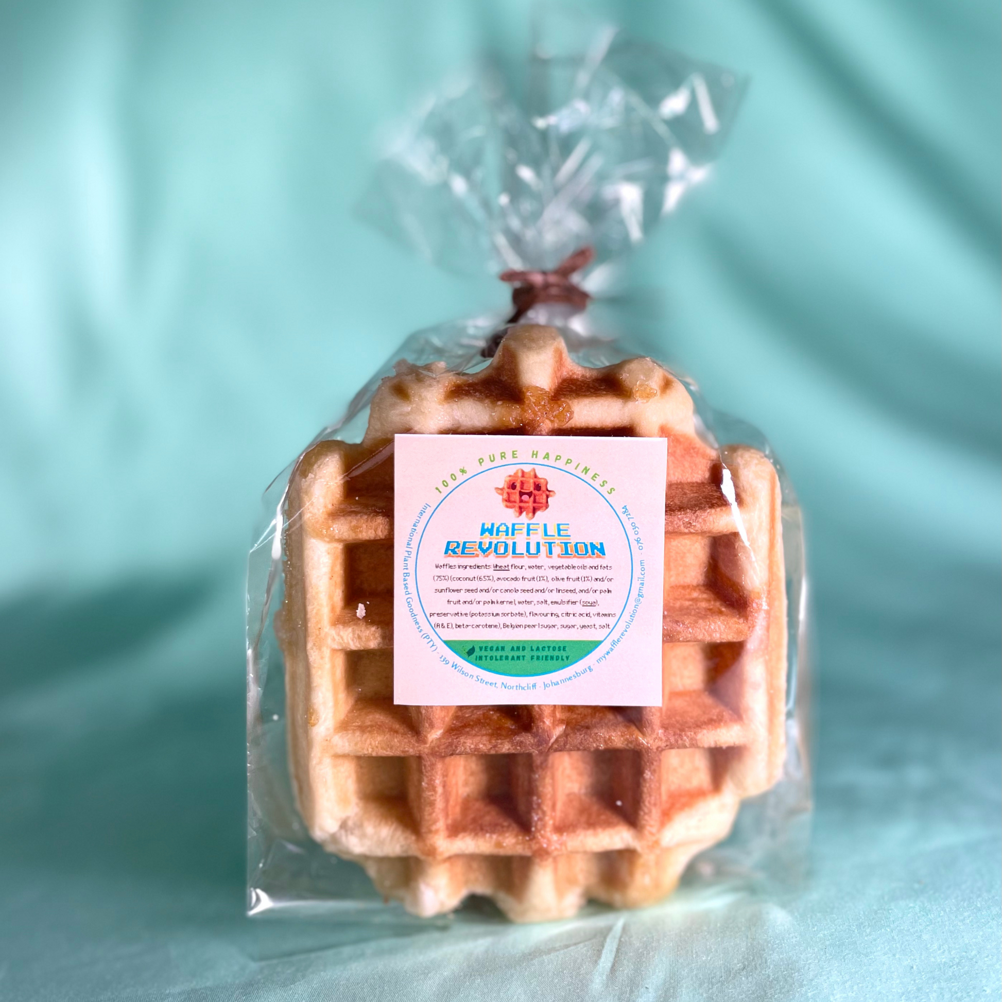 The Chunky - Extra Large Vegan Belgian Liège Waffles (Pack of 2)