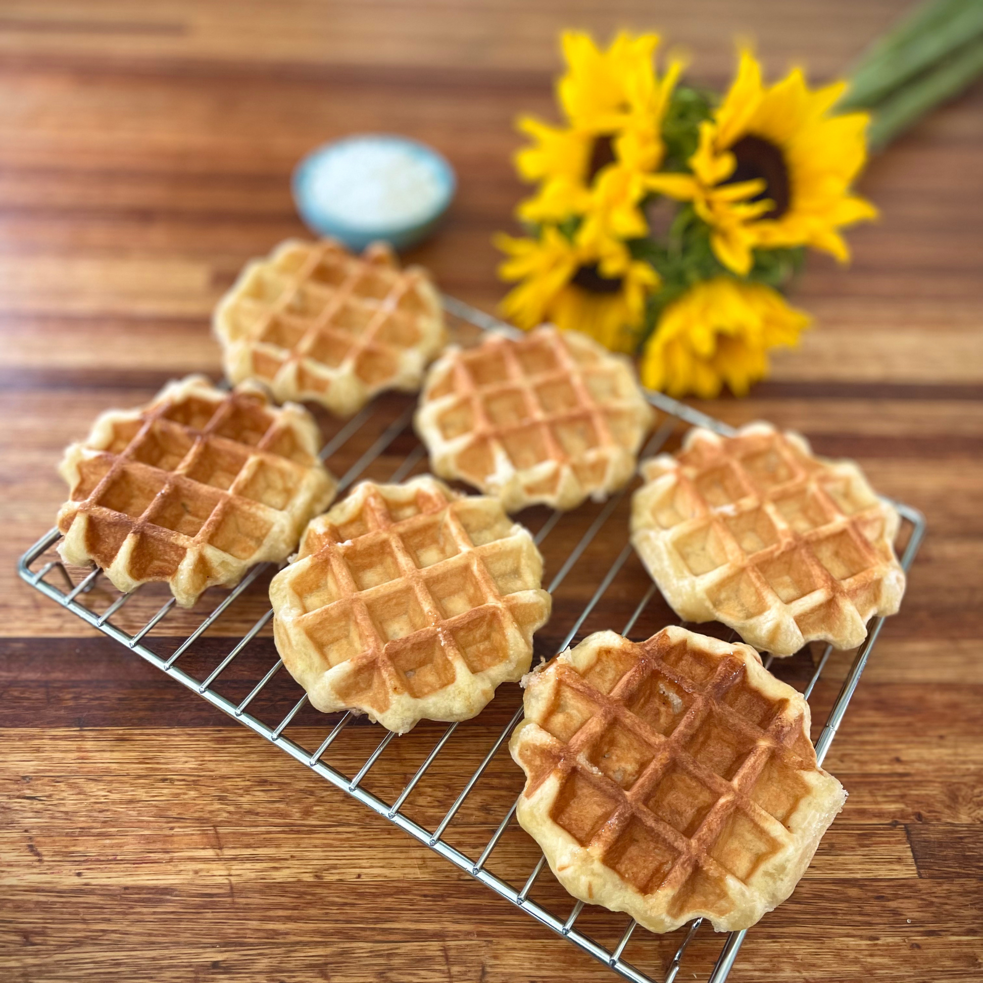 The Original - Large Vegan Belgian Liège Waffles (Pack of 4)