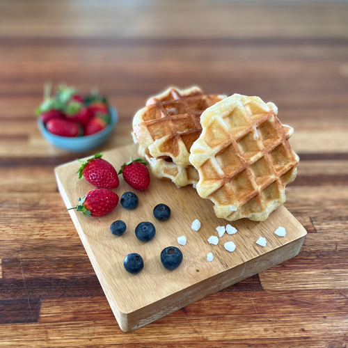 The Original - Large Vegan Belgian Liège Waffles (Pack of 4)