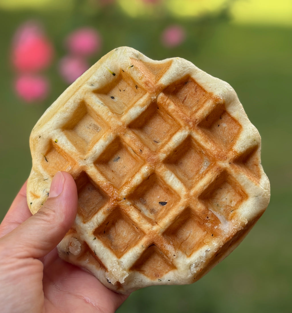 The Zucchini Originale -  Vegan Belgian Liège waffles (Pack of 4)